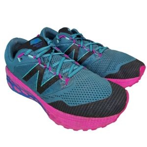 New Balance Fresh Foam More Trail v1,women's size 11, jet stream and poisonberry